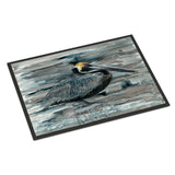 Caroline'S Treasures 8946Jmat Pelican In Grey Indoor Or Outdoor Mat, 24 X 36, Multicolor