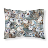 Caroline'S Treasures 8957Pillowcase Bunch Of Oysters Fabric Standard Pillowcase, Large, Multicolor