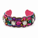 Bendable Magnetic Pin and Makeup Holder Bracelet