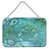 Caroline'S Treasures Abstract Crabs And Oysters Wall Or Door Hanging Prints 8963Ds812, 8H X 12W, Multicolor
