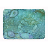 Caroline'S Treasures Abstract Crabs And Oysters Floor Mat, 19 X 27, Multicolor