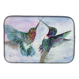 Caroline'S Treasures Hummingbird Combat Dish Drying Mat, 14 X 21, Multicolor