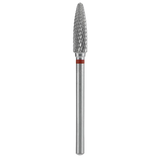 CARBIDE NAIL DRILL BIT, "CORN", RED, HEAD DIAMETER 4/14MM (FT90R040/14) (#208)-STALEKS™