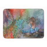 Caroline'S Treasures Brunette Mermaid Water Fantasy Floor Mat, 19 X 27, Multicolor