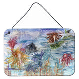 Caroline'S Treasures Abstract Mermaid Water Fantasy Wall Or Door Hanging Prints 8975Ds812, 8H X 12W, Multicolor
