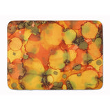 Caroline'S Treasures Abstract In Orange And Greens Floor Mat, 19 X 27, Multicolor