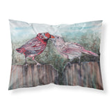 Caroline'S Treasures Red Bird Feeding Fabric Standard Pillowcase 8981Pillowcase, Multicolor