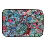 Caroline'S Treasures Abstract In Reds And Blues Dish Drying Mat, 14 X 21, Multicolor