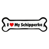 I Love My Dog Car Magnet: Breeds L - Z