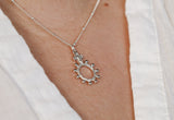 Rosary Bead necklace |925 Sterling Silver