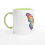 Rainbow Butterfly 11oz Ceramic Mug