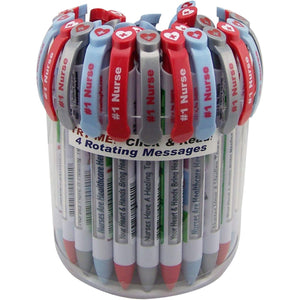 Greeting Pen Nurse Appreciation Ballpoint Retractable Pen Canister Of 36 Pens (9019)