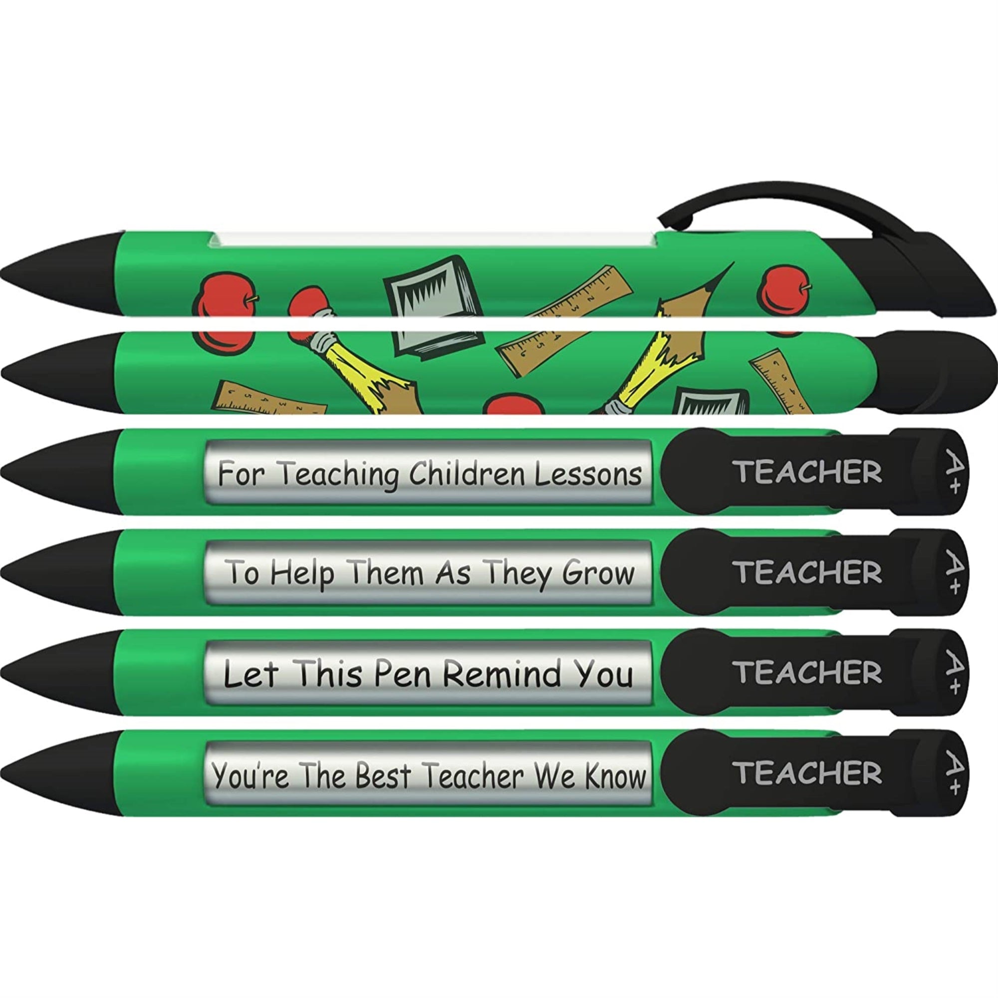 Greeting Pen Teacher Appreciation Ballpoint Retractable Pen Canister Of 36 (9020)