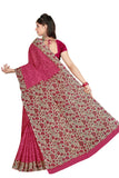 Tamaira Fashion Womens Plain Weave Pure Cotton Saree Without Blouse Piece(Ab16_Pink)