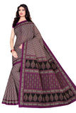 TAMAIRA FASHION Womens Plain Cotton Saree (802_Dark Magenta)