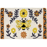 Jellybean Quilting Bee Indoor/Outdoor Machine Washable 20 x 30 Accent Rug
