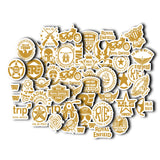 Isee 360 45 Pcs Re Scrapbook Sticker Compatible For Royal Enfield Lovers Diy Notebooks Diary Journal Laptop Mobiles Decorative V