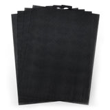 4pcs Plastic Mesh Canvas, 14 CT Black Plastic Mesh Canvas Sheets Plastic Mesh Screen for Embroidery Making Crafts DIY Crochet Pr
