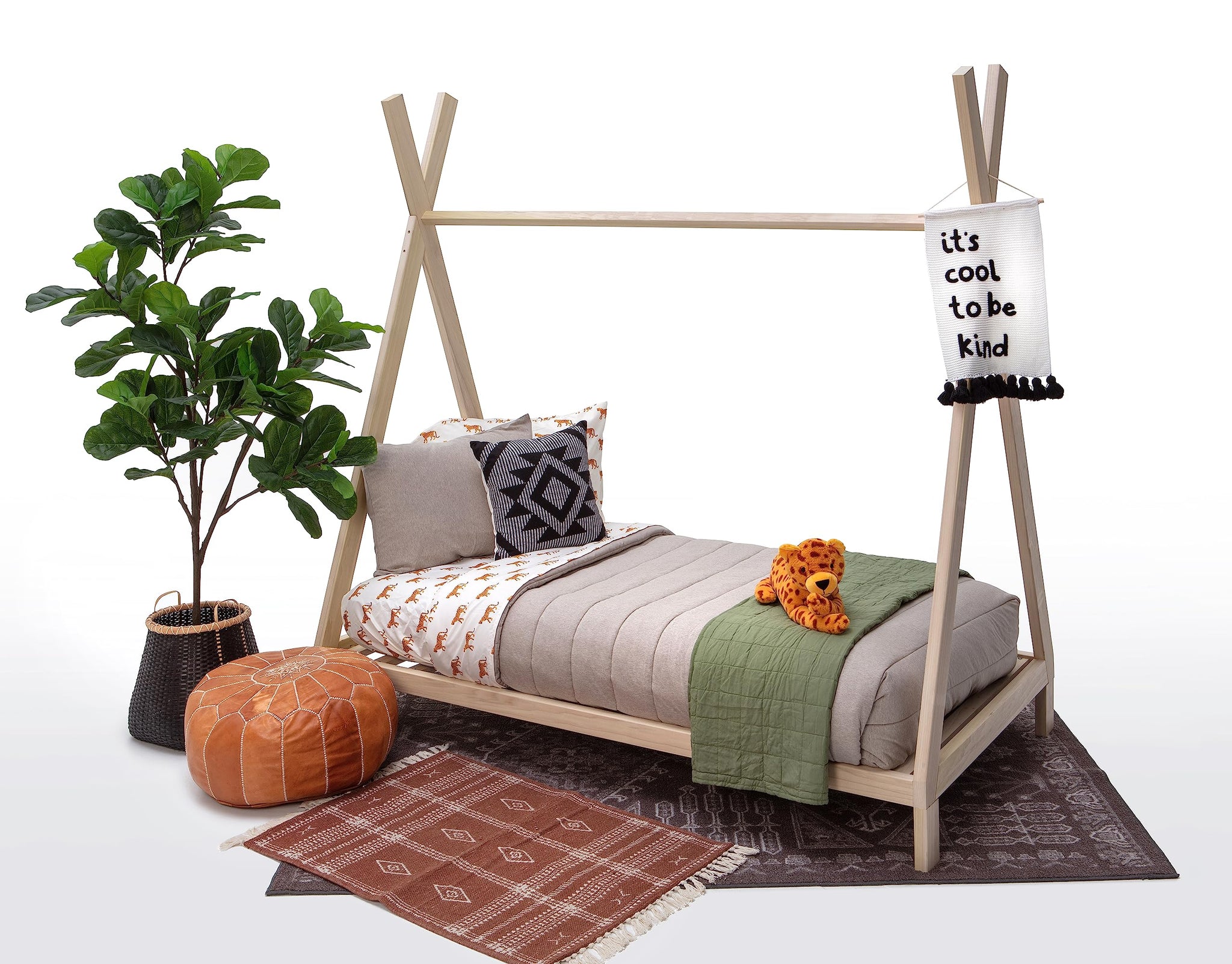 American Furniture Classics Model Twin Teepee Twin Size Teepee Bed With Raised Base