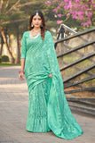 Glory Sarees Women'S Banarasi Silk Saree With Blouse Piece (Mahi101_Firozi)