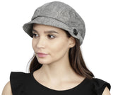 Fabseasons Foldable Cotton Fashion Cloche/Caps/Hats For Girls & Women Grey