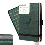 Dingbats* - Wildlife A6 Reporter Blank Small Notebook - PU Leather Hardcover for Work, Travel Journal - Pocket, Elastic Closure,