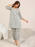 Libas Women'S Cotton Co-Ords (400436_Off White_Xl)