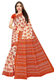 TAMAIRA FASHION Womens Plain Cotton Saree Without Blouse Piece (1338_RustBrown_Rust Brown)
