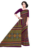 Tamaira Fashion Womens Plain Weave Pure Cotton Saree Without Blouse Piece(1891_Magenta)