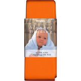 Wrights 117794058 Single Fold Satin Blanket Binding, Orange, 4.75Yard