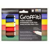 Uchida of America Graffiti Permanent Marker, Assorted, 6 per Set, 5.63 x 5 x 0.63