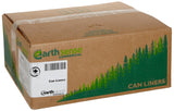 Webster Earthsense Commercial RNW4620 Recycled Can Liners, 4045gal, 2mil, 40 x 46, Black (Case of 100)