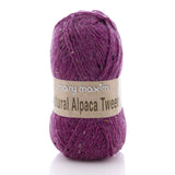 Mary Maxim Y083302 Natural Alpaca Tweed Yarn (Thistle)