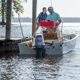 Scepter 08669 Rectangular 12 Gallon Low Profile Marine Fuel Tank For Outboard Engine Boats, 24.5 X 18 X 11.5, Red