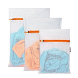 Kuber Industries Reusable Mesh Laundry Washing Bags | Laundry Storage & Clothes Bags for Blouse, Hosiery, Jeans | 3 Piece Set |