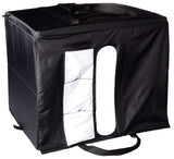 Amazon Basics Light Box Photography, 25 x 30 x 25 Inches Large Portable Foldable Photo Studio Box with LED Light, 1 Piece, Black
