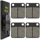 Caltric Front Brake Pads Compatible with Yamaha Big Bear 400 YFM400 2000-2012