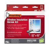 Frost King V73H SHRINK FILM WINDOW KIT, 1Pack, Clear, Transparent