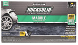RustOleum 306320 RockSolid Marble 1 Car Garage Floor Coating Kit, Stone Obsidian,Gray/Black, 5 Piece Set