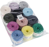 Hoooked Baby Zpagetti Yarn Set 12/Skeins, Printmix