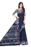 Tamaira Fashion Womens Plain Weave Pure Cotton Saree Without Blouse Piece (1920_Darkgrey)