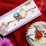 Store Indya Superhero Cartoon Rakhi For Kids, Small Brothers Rakhi Thread, Rakhi Bracelet, Traditional Raksha Bandhan Gift For,Nylon,Multicolor