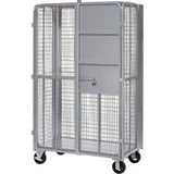 Global Industrial Fold-Up Security Truck 27W X 44-1/3L X 76H 2000 Lb Capacity Gray