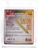 Tandy Leather Alphabet Stamp Set 3/8 (1 cm) Fancy 490700
