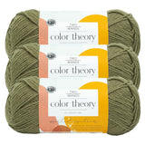 (3 Pack) Lion Brand Yarn Two of Wands: Color Theory Yarn, Caper