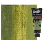 Soho Urban Artist Heavy Body Acrylic Paint - 250 ml Tube - Green Gold - Thick, Rich Color, Excellent Coverage, Professional Qual