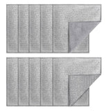 AKIBRU 10 Pcs Mixed Pack DoubleLayer Steel Wool Scrubber and DualSided Fiber Steel Wire Cloth Powerful NonScratch Reuseable C