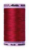 Mettler SilkFinish Solid Cotton Thread, 547 yd/500m, Country Red