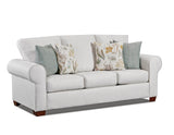 American Furniture Classics Beaujardin Sleeper With Four Throw Pillows Sofas, Soft Washed Cream Tweed