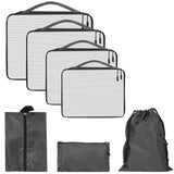 Packing Cubes Travel Organizer, 7 In 1 Travel Organiser Bags For Luggage, Laundry, Cosmetics, Travel Kit For Men With Shoe Pouch